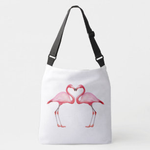 Crossbody Bag - Pink Flamingos Must Be Love