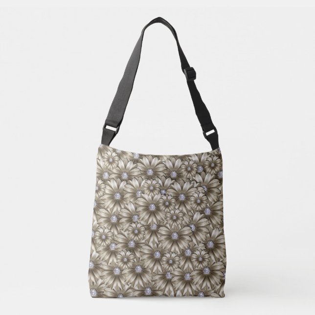 Crossbody Bag with Flowers (Front)