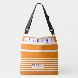 Crossbody Orange and White Shoulder Bag Next Level