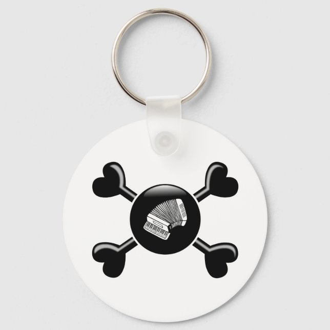 Crossbones Accordion Key Ring (Front)