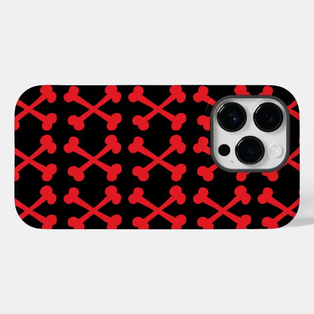 Crossbones Case-Mate iPhone Case (Back (Horizontal))