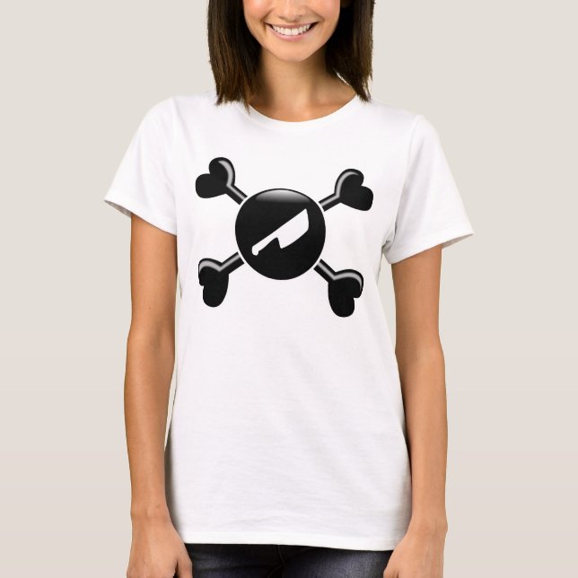 Crossbones Meat Cutting T-Shirt (Front)