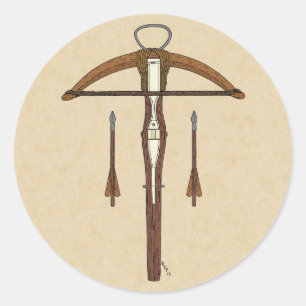 Crossbow Classic Round Sticker