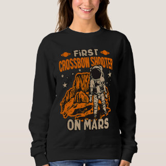 Crossbow Shooter Astronaut Sweatshirt