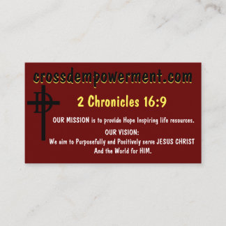 crossdempowerment.com business card