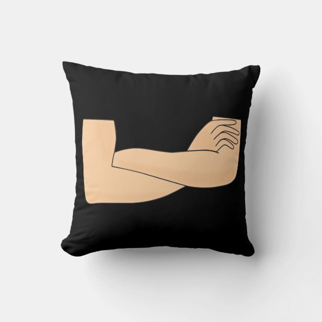 Crossed arms cushion (Front)