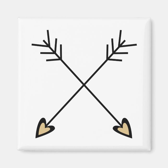 Crossed Arrows Magnet (Front)