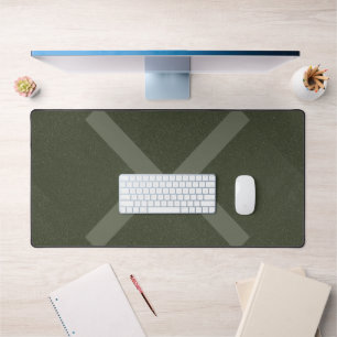 Crossed Arrows Moss Green Desk Mat – Customisable