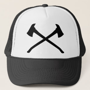 Crossed Fire Axe Trucker Hat
