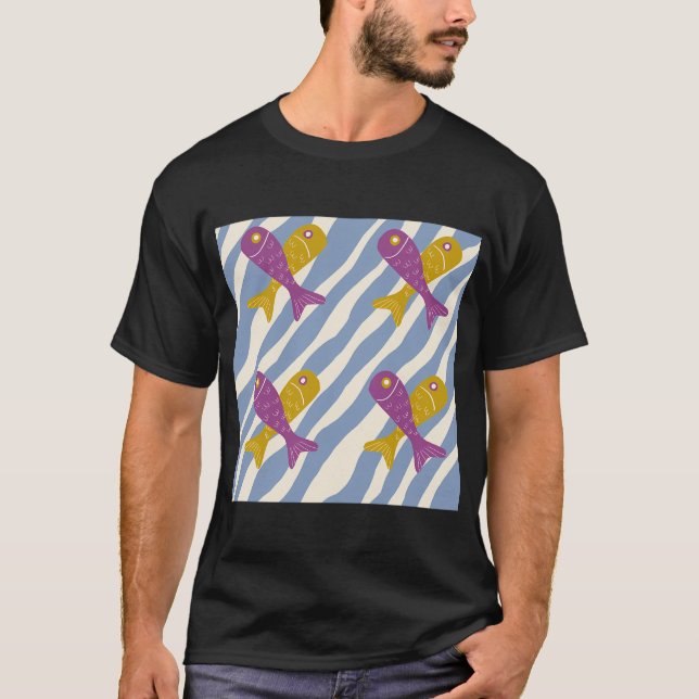 Crossed Fishes T-Shirt (Front)