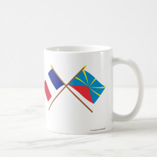Crossed flags of France and Réunion (Proposed) Coffee Mug