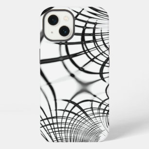 Crossed gray lines remind us of drawings of claw iPhone 13 case
