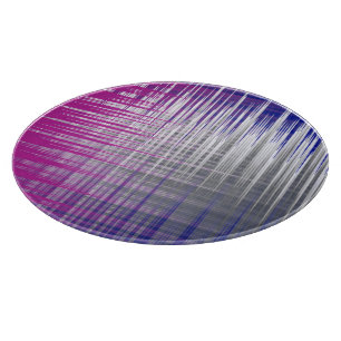 crossed lines cutting board