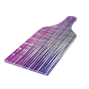 crossed lines cutting board