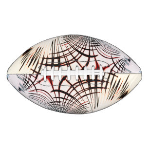 Crossed lines of varied colours in light backgroun football