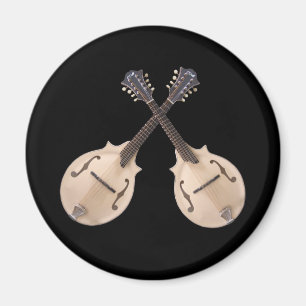 CROSSED MANDOLINS- MAGNET