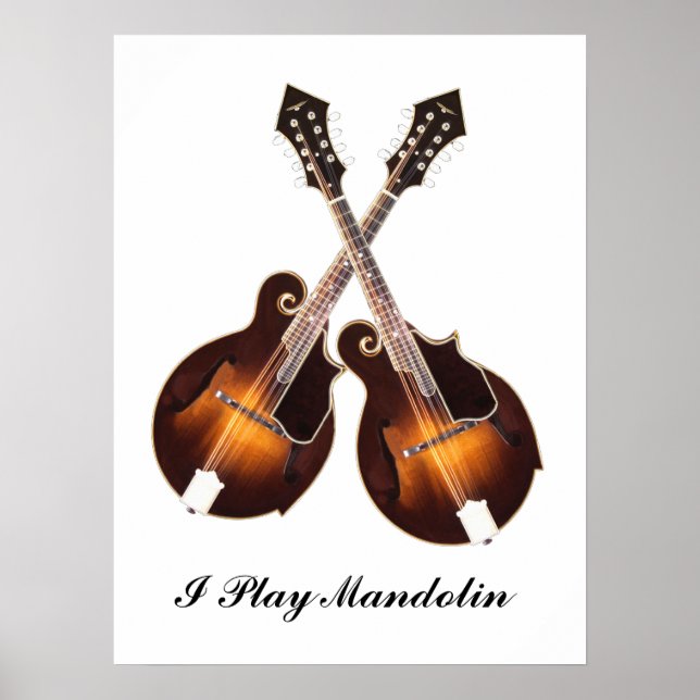 CROSSED MANDOLINS-POSTER POSTER (Front)