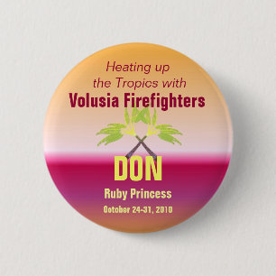 Crossed Palms Cruise Name Badge