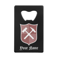 Crossed Rock Hammer Shield