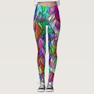 Crossed ropes hidden by some coloured awning fabri leggings