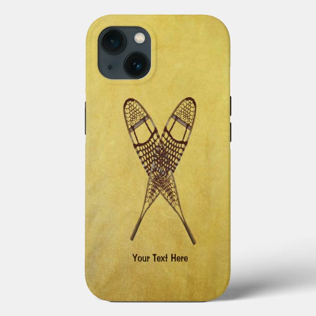 Crossed Snowshoes Case-Mate iPhone Case (Back)
