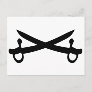 Crossed Swords Postcard