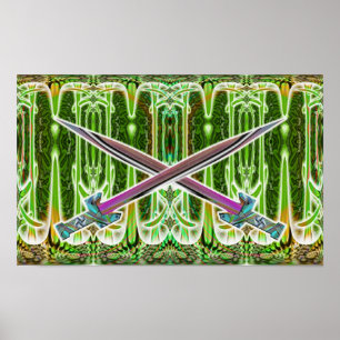 Crossed Swords Print