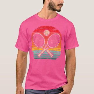 Crossed Tennis Racket Sports Lover T-Shirt