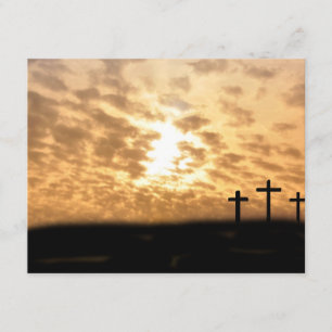 Crosses on a Hill Customisable Invitation