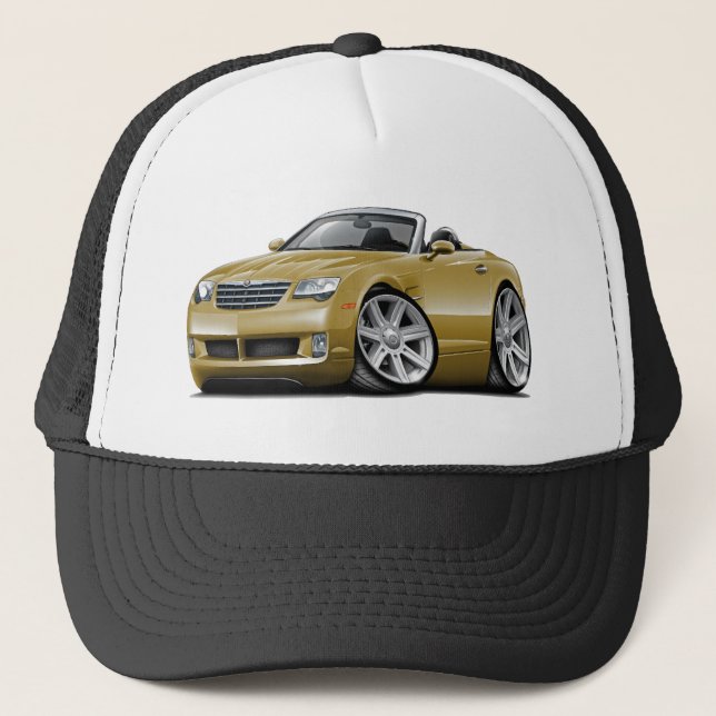 Crossfire Gold Convertible Trucker Hat (Front)