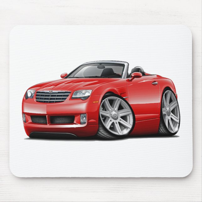 Crossfire Red Convertible Mouse Pad (Front)