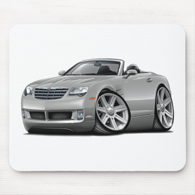 Crossfire Silver Convertible Mouse Pad (Front)