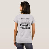 CrossFit 732 Ladies T-Shirt (Back Full)