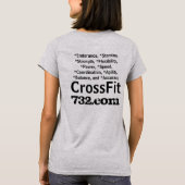 CrossFit 732 Ladies T-Shirt (Back)