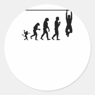 crossfit  evolution, #crossfit classic round sticker