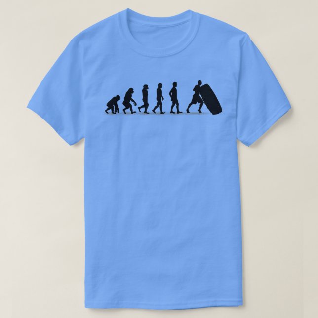 Crossfit Evolution Ts T-Shirt (Design Front)