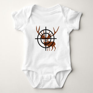 Crosshair Deer Baby Bodysuit