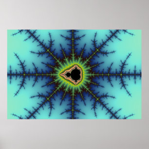 Crosshairs - Fractal Poster