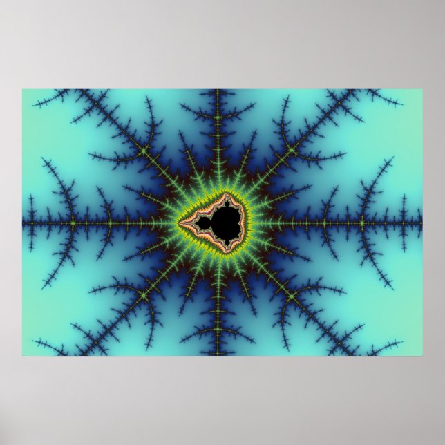 Crosshairs - Fractal Poster (Front)