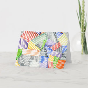 Crosshatch Quilt I Card