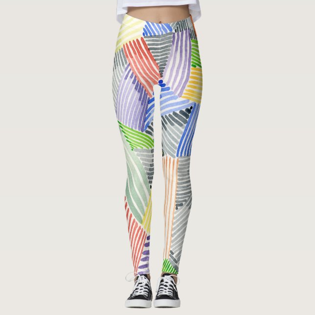 Crosshatch Quilt I Leggings (Front)