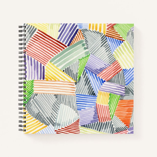 Crosshatch Quilt I Notebook (Front)