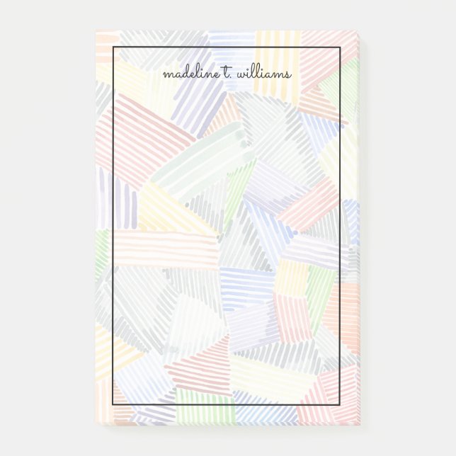 Crosshatch Quilt I Post-it Notes (Front)