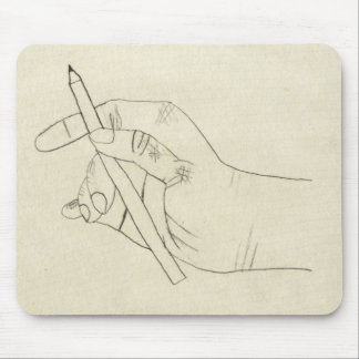 Crosshatched Hand mousepad