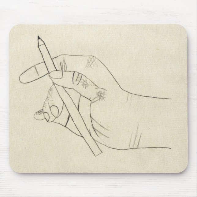 Crosshatched Hand mousepad (Front)