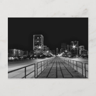 Crossing 9th Street Bridge at Night Postcard