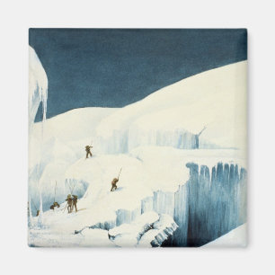 Crossing a Ravine, from 'A Narrative of an Ascent Magnet