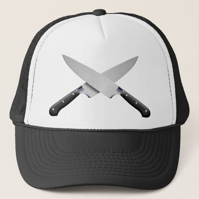 crossing chef knives trucker hat (Front)