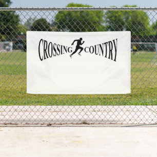 Crossing country banner
