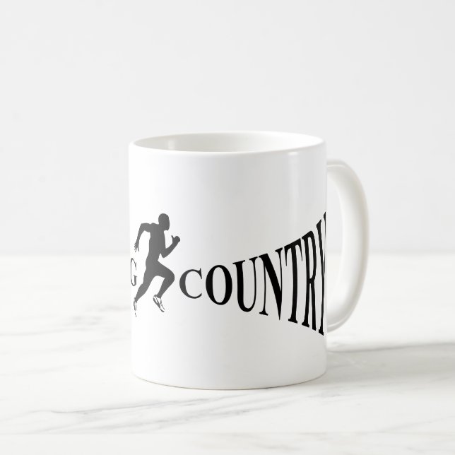 Crossing country coffee mug (Front Right)